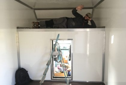 Wir haben die Möbel mal aufgeklebt