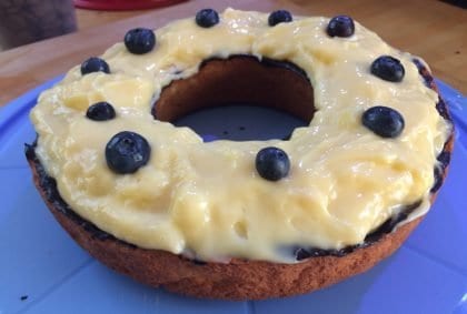 Rezept: Heidelbeer-Pudding-Kuchen 🍰 aus dem Omnia 🇳🇴🇸🇪